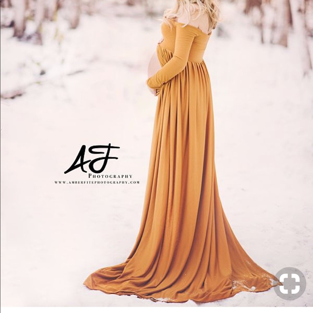 Miriam Gown in Mustard